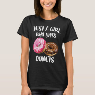 Camiseta Só Uma Garota Que Adora Rosquinhas