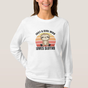 Camiseta Só uma garota que ama a vindima de animais bonitos