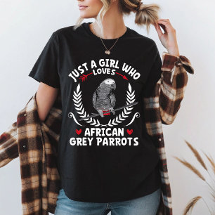 Camiseta Só uma garota que ama as Cinzas africanas é engraç