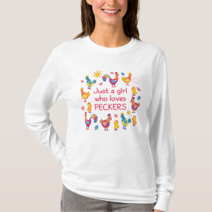 Camiseta  Só uma garota que ama bichas