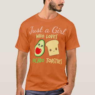 Camiseta Só uma garota que ama brinquedinhos de abacate