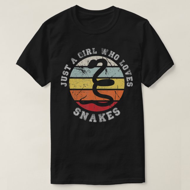 Camiseta Só uma garota que ama Cobra (Frente do Design)