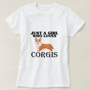 Camiseta Só Uma Garota Que Ama Corgis
