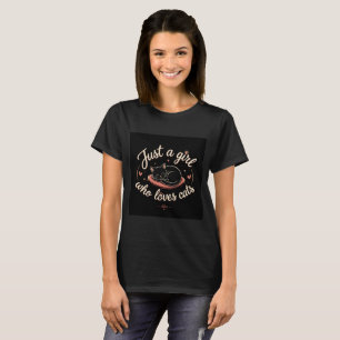 Camiseta Só uma Garota que Ama Gatos