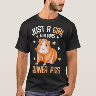 Camiseta Só uma garota que ama guinchos guinchos
