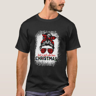 Camiseta Só uma garota que ama o Natal, Bun Buffalo