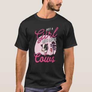 Camiseta Só uma garota que ama o Prêmio da Fazenda de Bovin