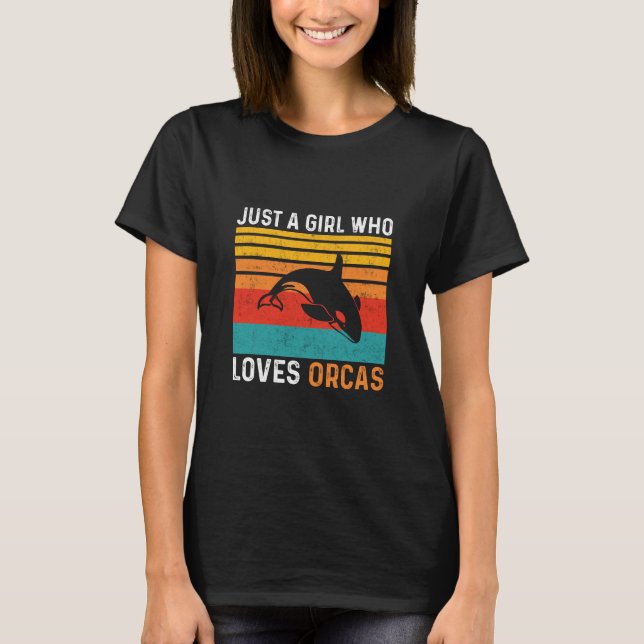 Camiseta Só uma garota que ama Orcas 2024 (Frente)