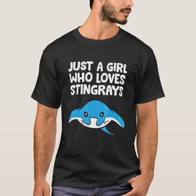 Camiseta Só uma garota que ama os Stingrays (Frente)