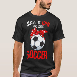 Camiseta Só uma garota que ama Soccer Girls Youth