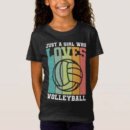 Camiseta Só uma garota que ama vôlei