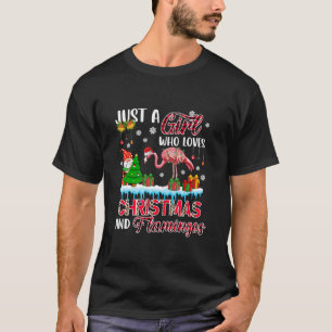 Camiseta Só Uma Menina Adora O Natal E Os Papais noeis Flam