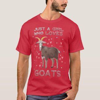 Camiseta Só Uma Menina Que Adora Cabras 1