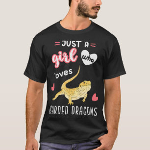 Camiseta Só Uma Menina Que Adora Dragões Carnados