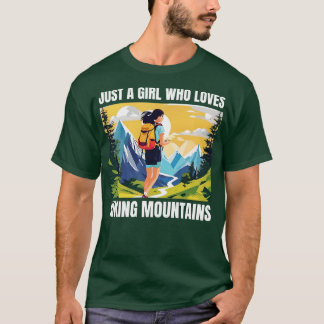 Camiseta Só Uma Menina Que Adora Montes De Caminho