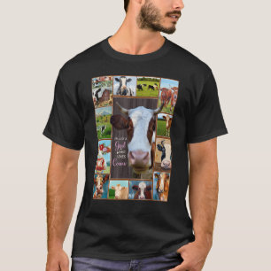 Camiseta Só Uma Menina Que Adora Vaca Fa De Vaca