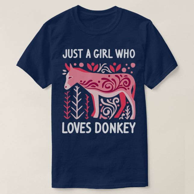Camiseta Só Uma Menina Que Ama A Fazenda Da Mulher Engraçad (Frente do Design)