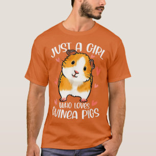 Camiseta Só Uma Menina Que Ama A Guiné É Engraçada