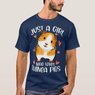 Camiseta Só Uma Menina Que Ama A Guiné É Engraçada
