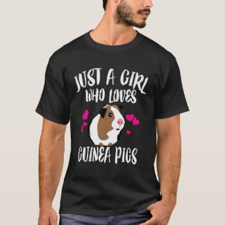 Camiseta Só Uma Menina Que Ama A Guiné, Pigs Hoodie Gift.