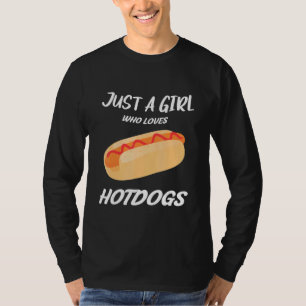 Camiseta Só Uma Menina Que Ama Cachorros Hotacos Corta O Ca