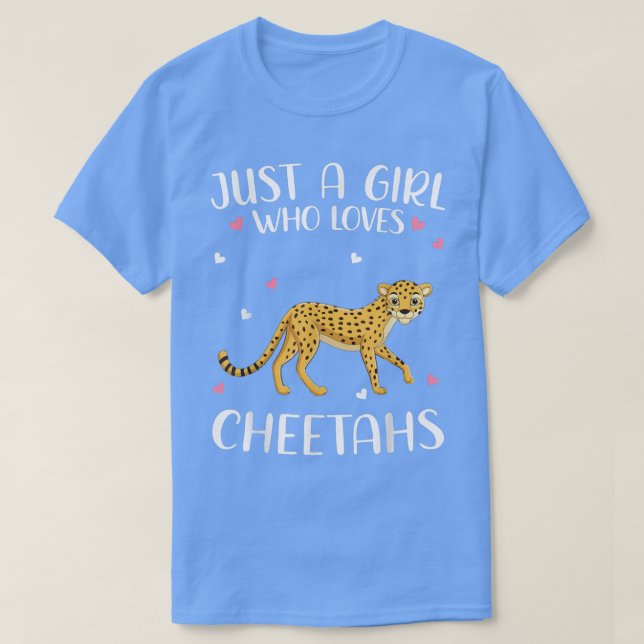 Camiseta Só Uma Menina Que Ama Chita Para Meninas (Frente do Design)