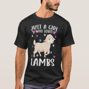 Camiseta Só Uma Menina Que Ama Cordeiro Bestial