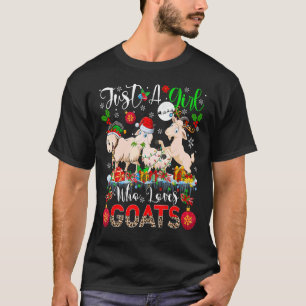 Camiseta Só Uma Menina Que Ama Goats 3 Papais noeis Reindee