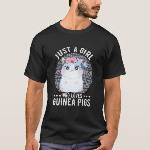Camiseta Só Uma Menina Que Ama Gui De Batata De Porco