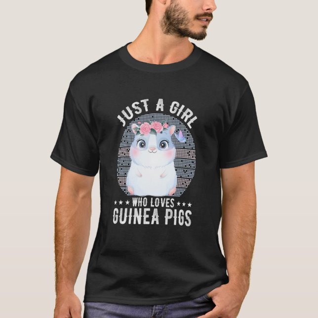 Camiseta Só Uma Menina Que Ama Gui De Batata De Porco (Frente)