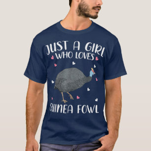 Camiseta Só Uma Menina Que Ama Guiné Bora Para Mulher