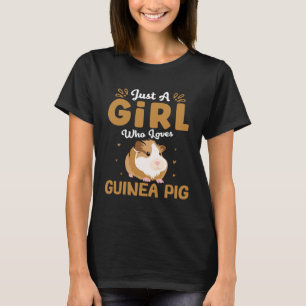 Camiseta Só Uma Menina Que Ama Guiné Pigs, Uma Caveira Boni