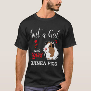 Camiseta Só Uma Menina Que Ama Guiné Suína, Um Belo Hoodie