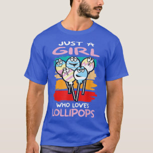 Camiseta Só Uma Menina Que Ama Lollipops Eu Candy I Kids I 