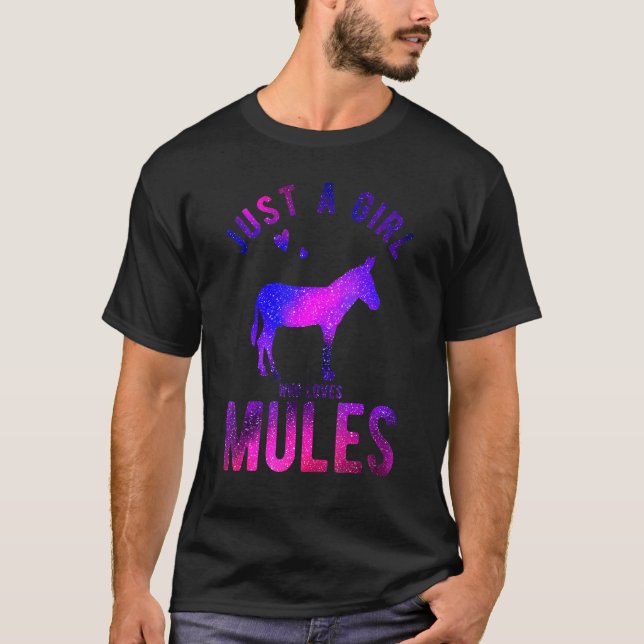 Camiseta Só Uma Menina Que Ama Mule Mule Mule (Frente)