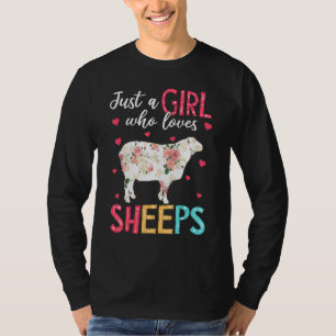Camiseta Só Uma Menina Que Ama O Farmeiro Floral De Uva