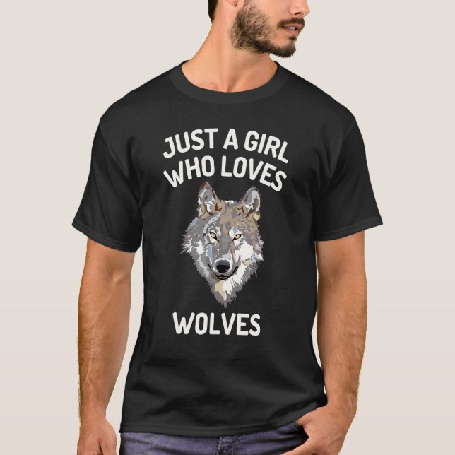Camiseta Só Uma Menina Que Ama O Figurino Do Lobo 1 (Frente)