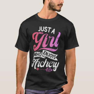 Camiseta Só Uma Menina Que Gosta De Tiros De Arrasto De Arr