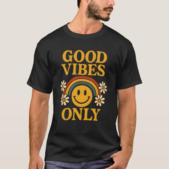 Camiseta Só Vibrações Positivas (Frente)