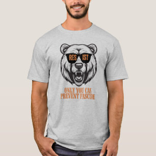 Camiseta Só Você Pode Impedir O Fascismo - A Declaração Pol