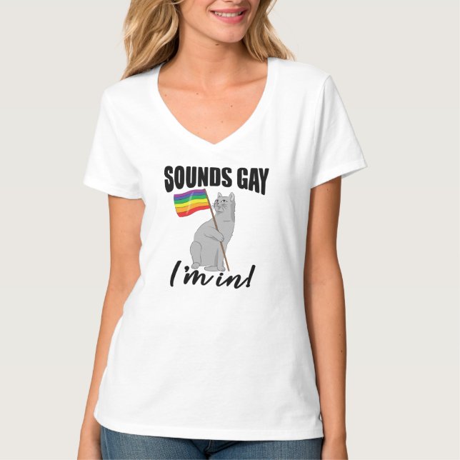 Camiseta Soa Gay, estou em Gato (Frente)