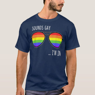 Camiseta Soa Gay, estou no Engraçado Orgulho LGBT Gift Rain