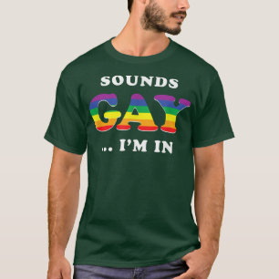 Camiseta Soa Gay, estou no Engraçado Slogan LGBTQ Gay Prid 