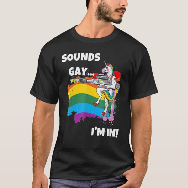 Camiseta Soa Gay, estou no mês do Orgulho Lgbt (Frente)
