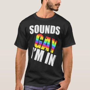 Camiseta Soa Gay, estou no Orgulho Arco-Íris LGBT-Gay LGBT