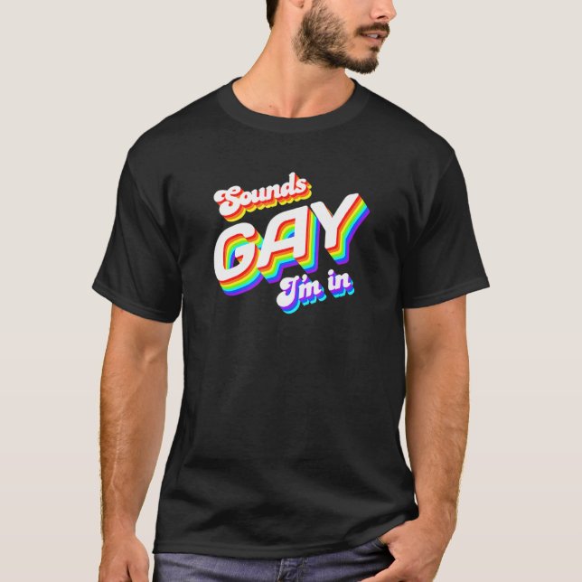 Camiseta Soa Gay, estou no Orgulho de Suporte Lgbt (Frente)