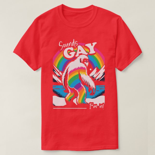 Camiseta Soa Gay Im Em Cores De Orgulho (Frente do Design)