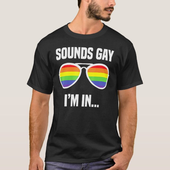 Camiseta Soa Gay Im No Arco-Íris Óculos Lgbt Orgulho 3 (Frente)