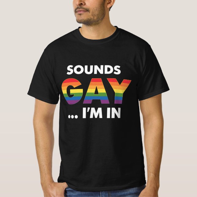 Camiseta Soa Gay, sou Rainbow LGBTQ Pride (Frente)