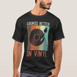 Camiseta Soa Melhor No Desenho De Vintagem Do Vinyl Record